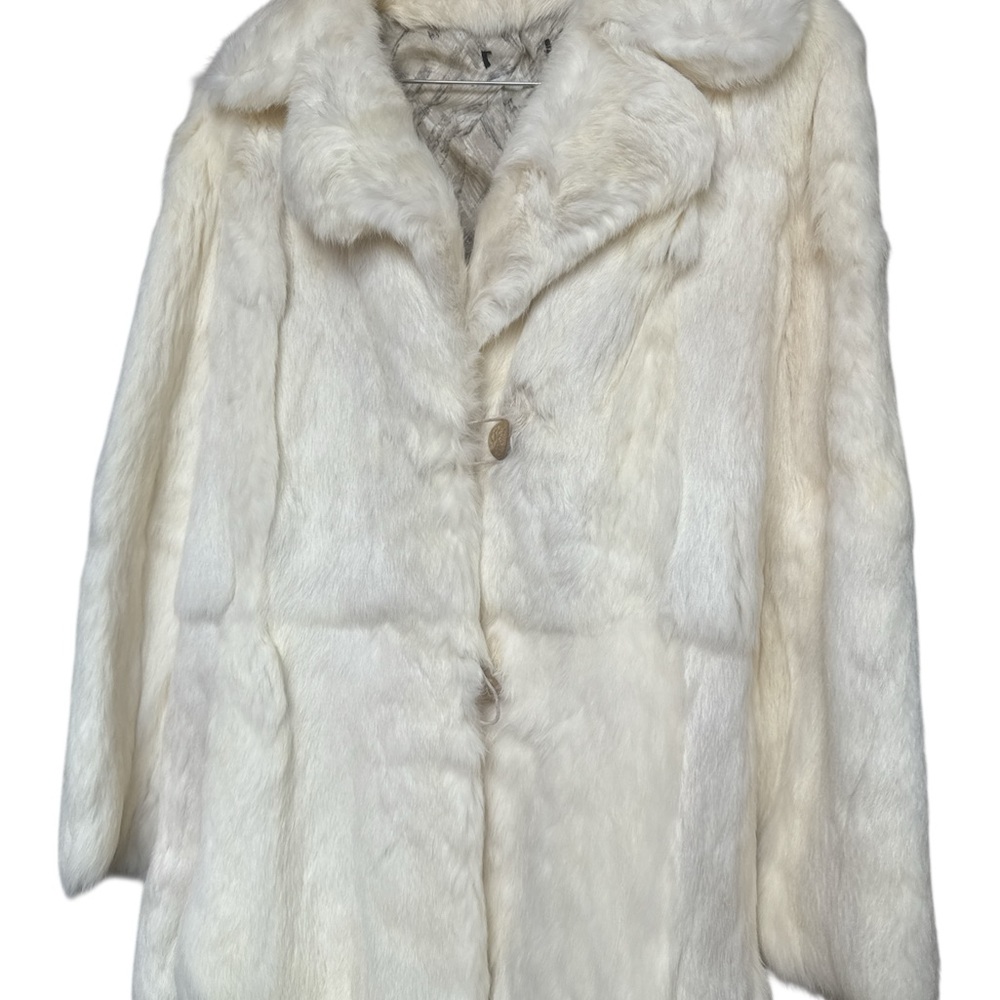Vintage 1950’s Genuine Rabbit Fur Coat Size 6